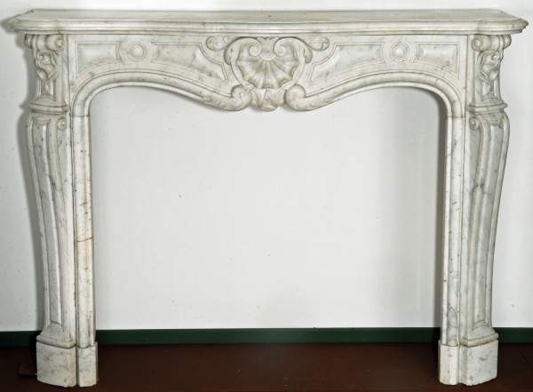 stil: louis XV, farbe: weiß,  ausführung: marmor